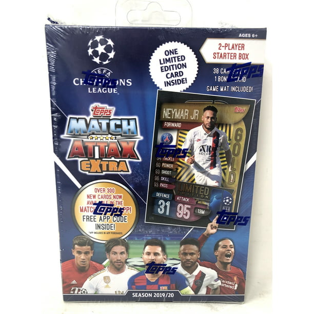 1 Pack Topps Match Attax Extra Season 2019/20 7 Cards Per Pack 